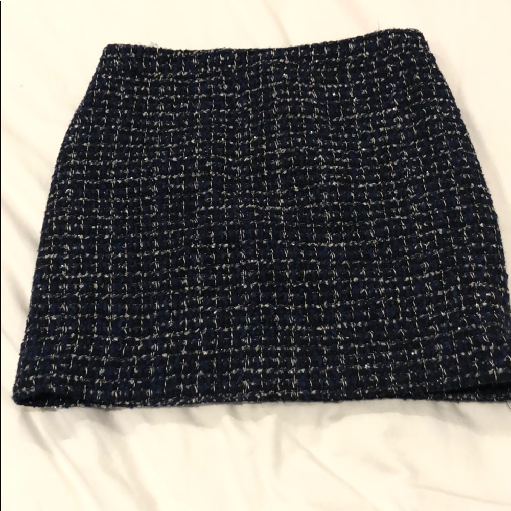 J Crew Woven Wool skirt